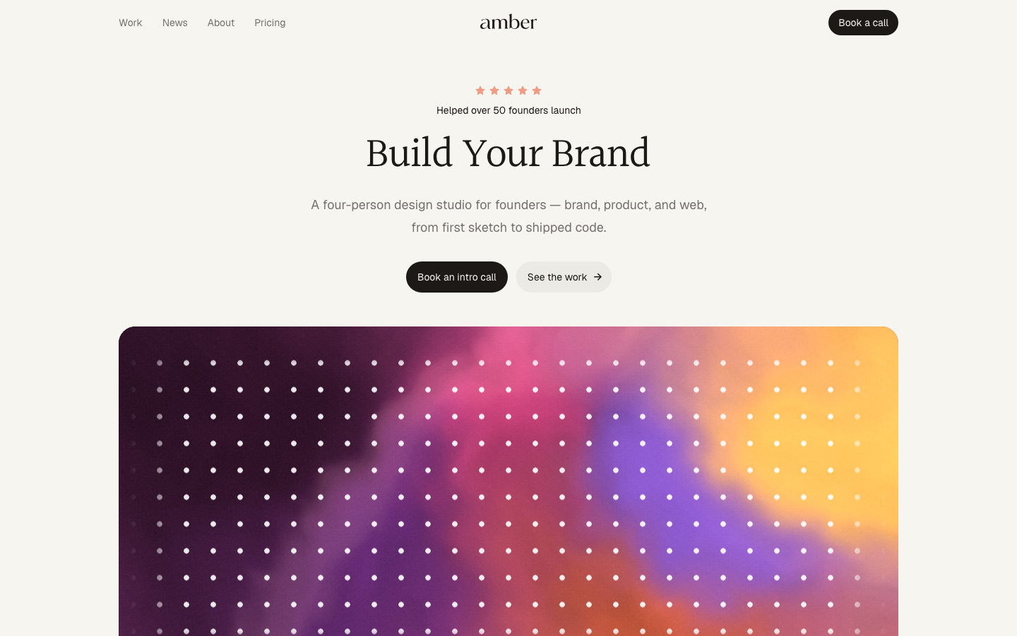 Amber template preview