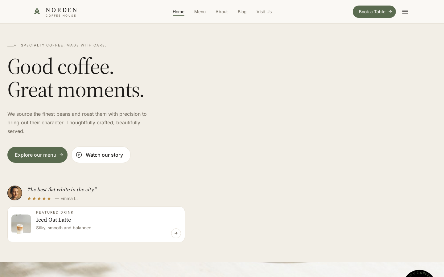Norden template — live preview