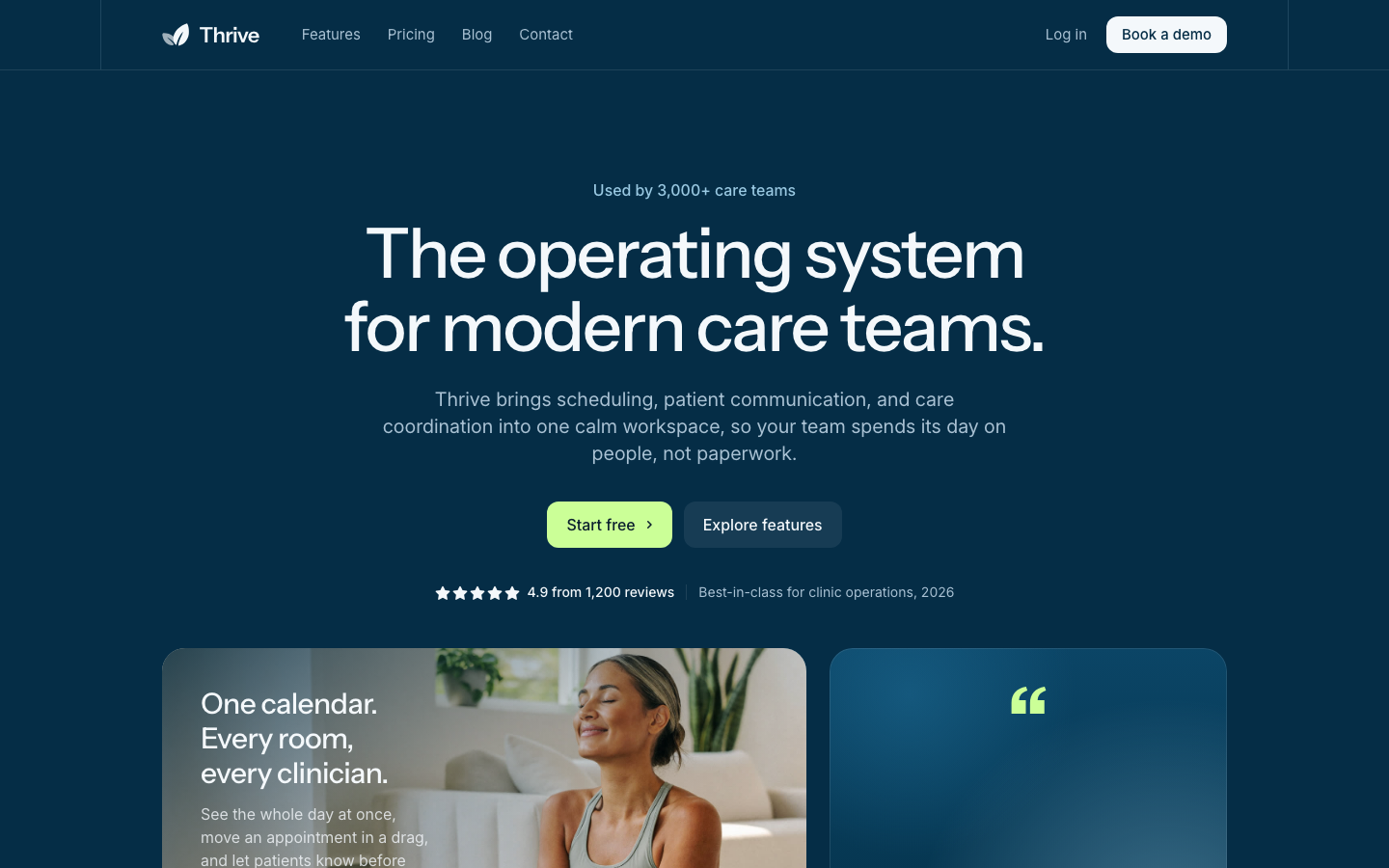 Thrive template preview