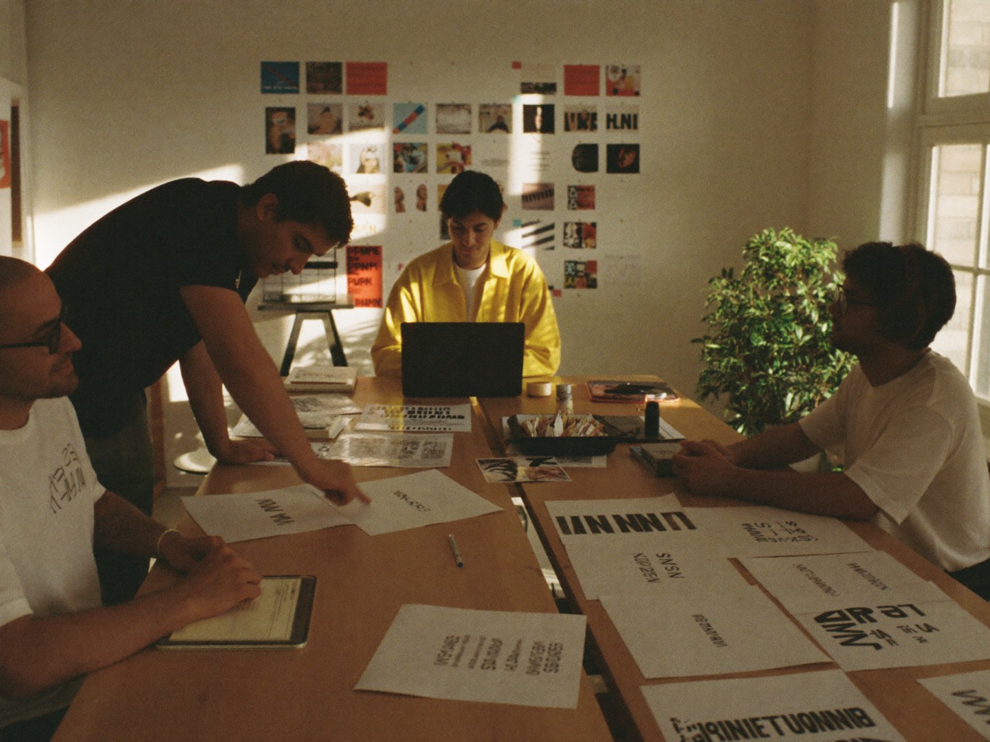 The Chronicle studio at work