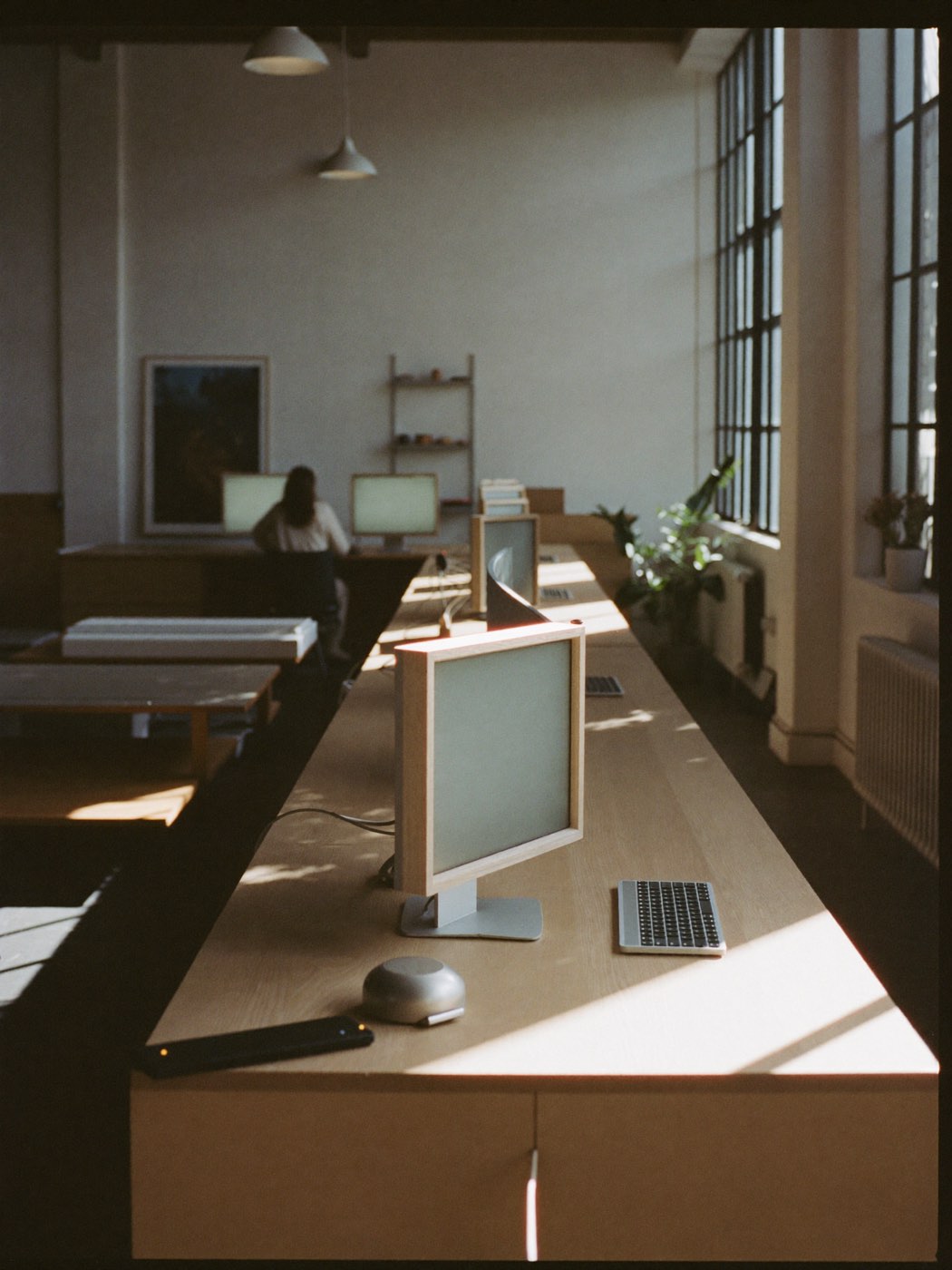 The Monarch studio, late afternoon